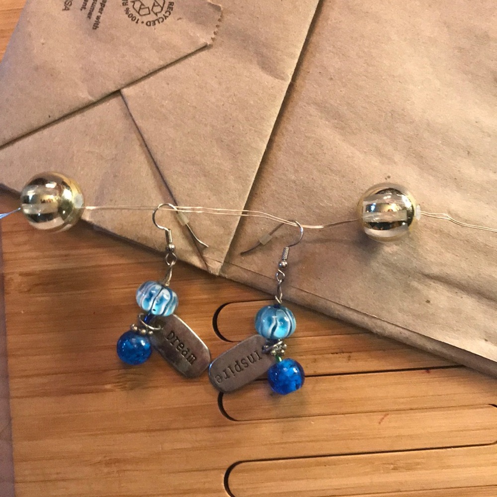 silver and blues/ handmade🌸🎬inspire and Dream